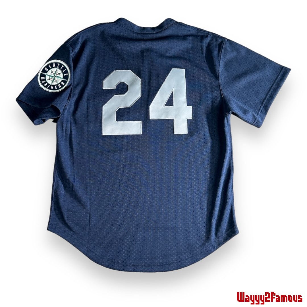 MLB × Mitchell & Ness Ken Griffey Jr. Seattle Mariner's BP Jersey *NWT* Size US M / EU 48-50 / 2 - 2 Thumbnail