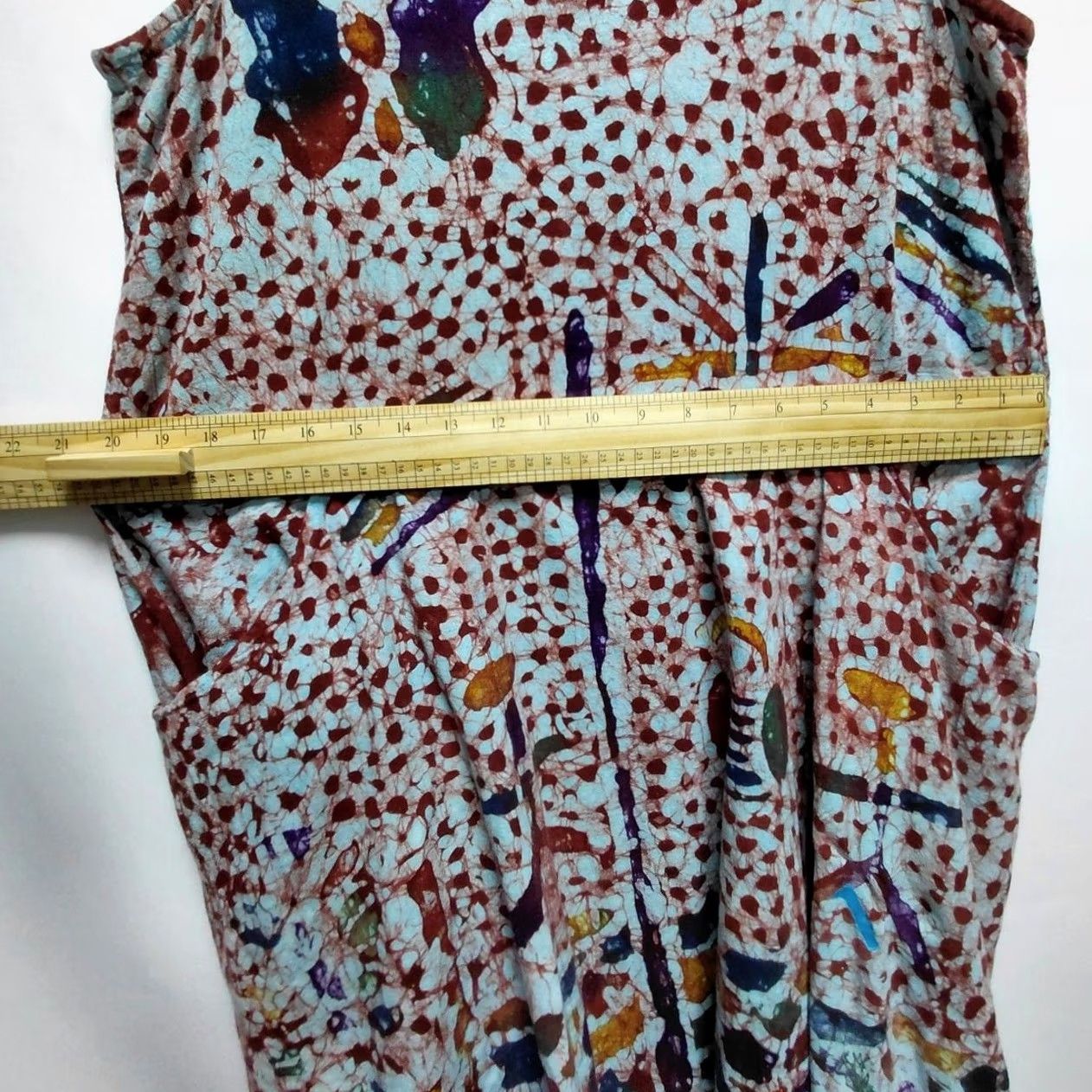 ESPIRIT Spirit of Courage Multicolor Graphic Print Cotton Batik Dress Women Sleeveless M Knee Length Tank Dress Summer Casual Nigeria Size M / US 6-8 / IT 42-44 - 4 Thumbnail