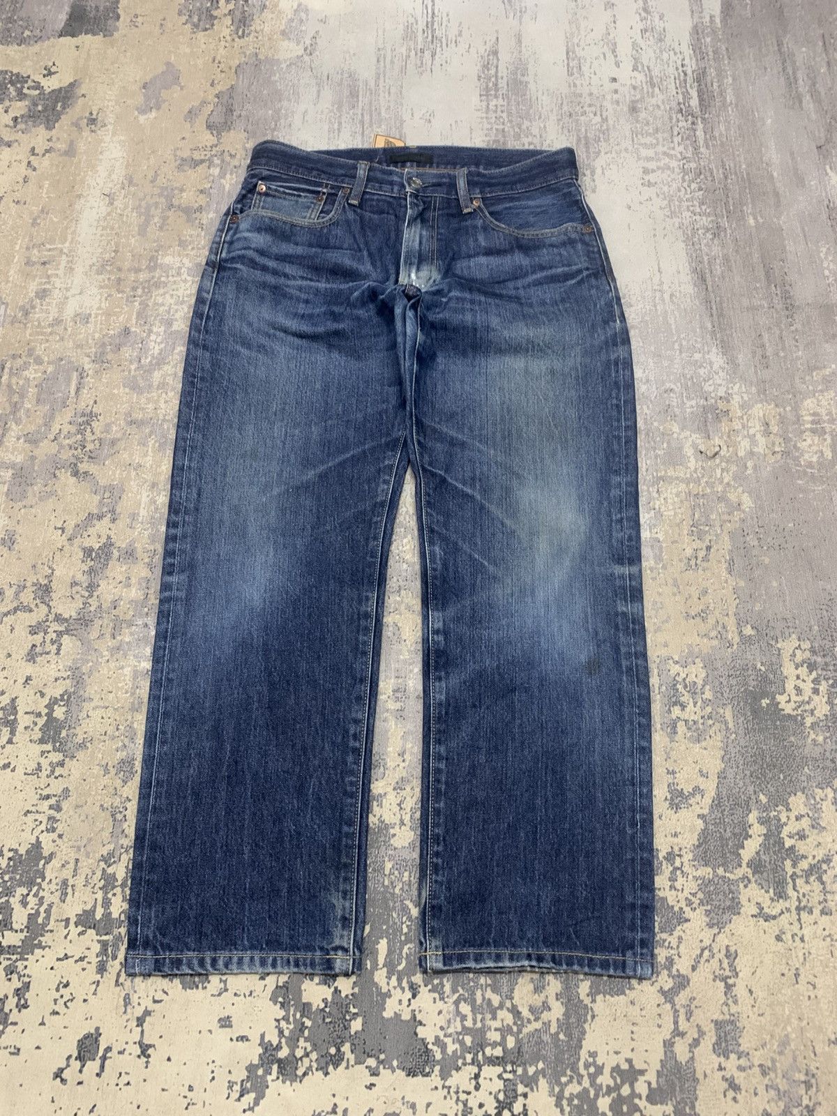 Japanese Brand Vintage Uniqlo Rusty Claw Mark Japanese Denim Jeans Size US 32 / EU 48 - 1 Thumbnail