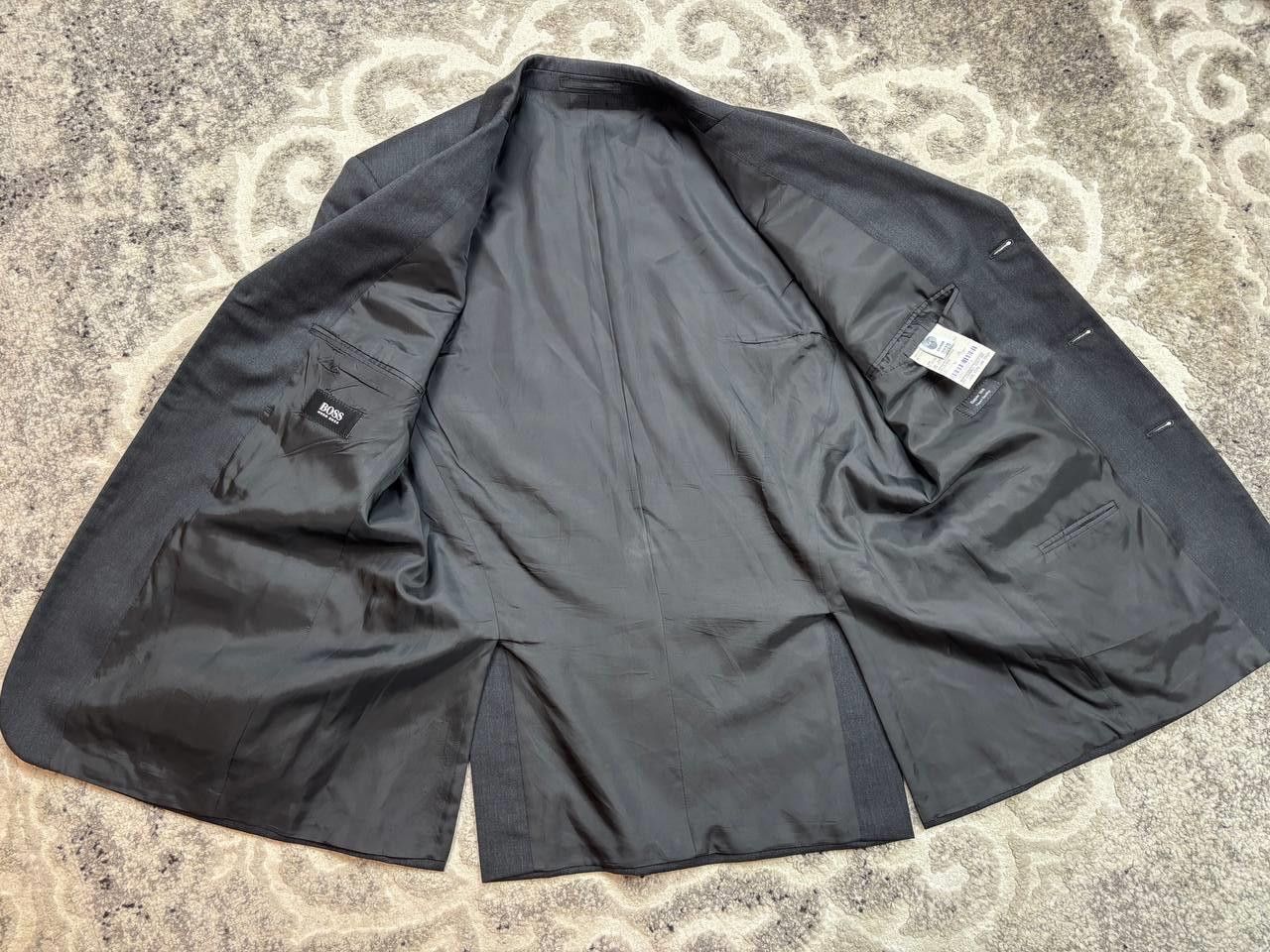 Hugo Boss Hugo Boss Super 100 Wool Blazer Grey Jacket Size 42S - 11 Thumbnail