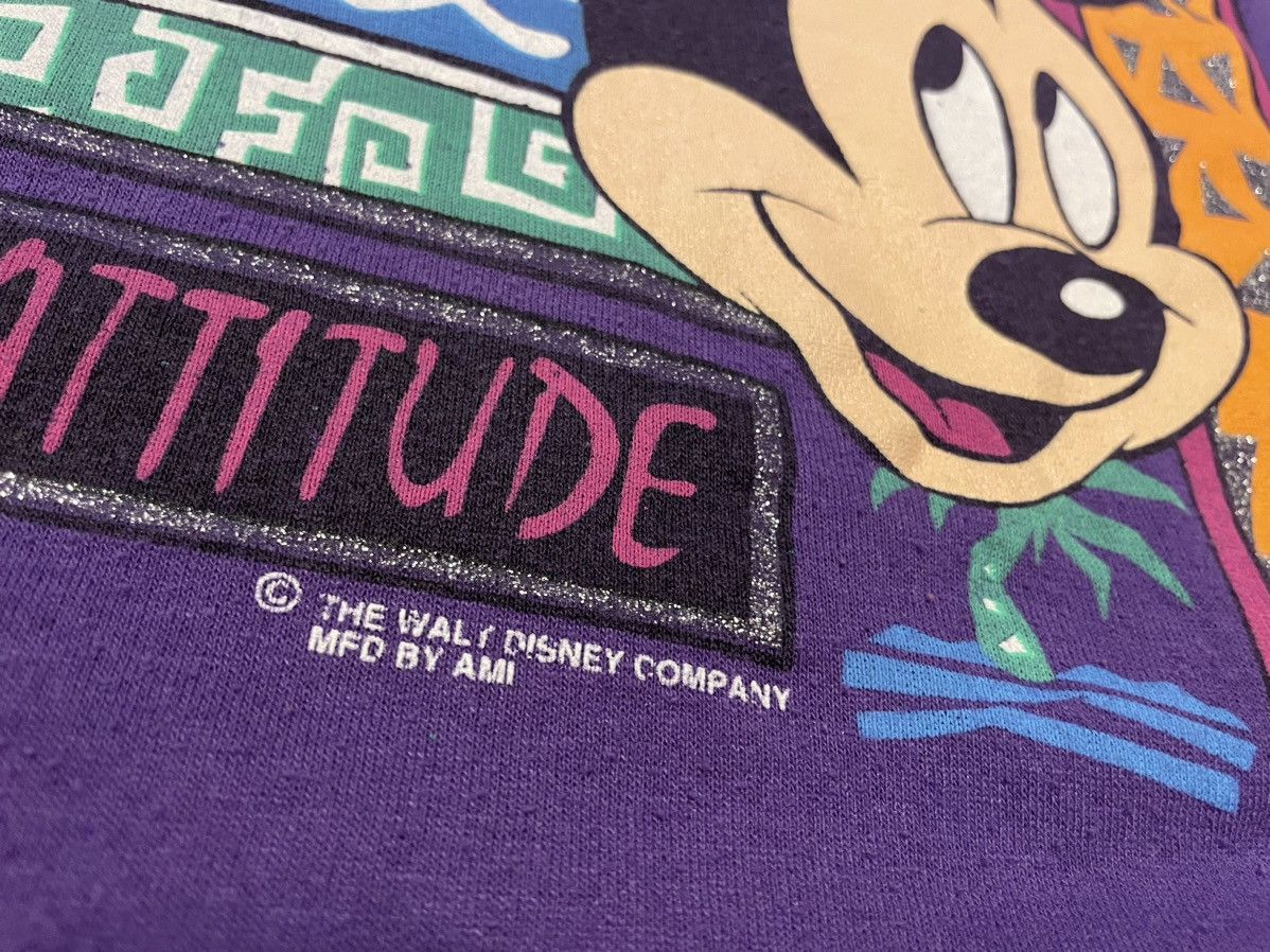 Disney × Vintage Vintage 80s 90s Beach Disney Mickey Minnie Cropped T Shirt Size S / US 4 / IT 40 - 3 Thumbnail