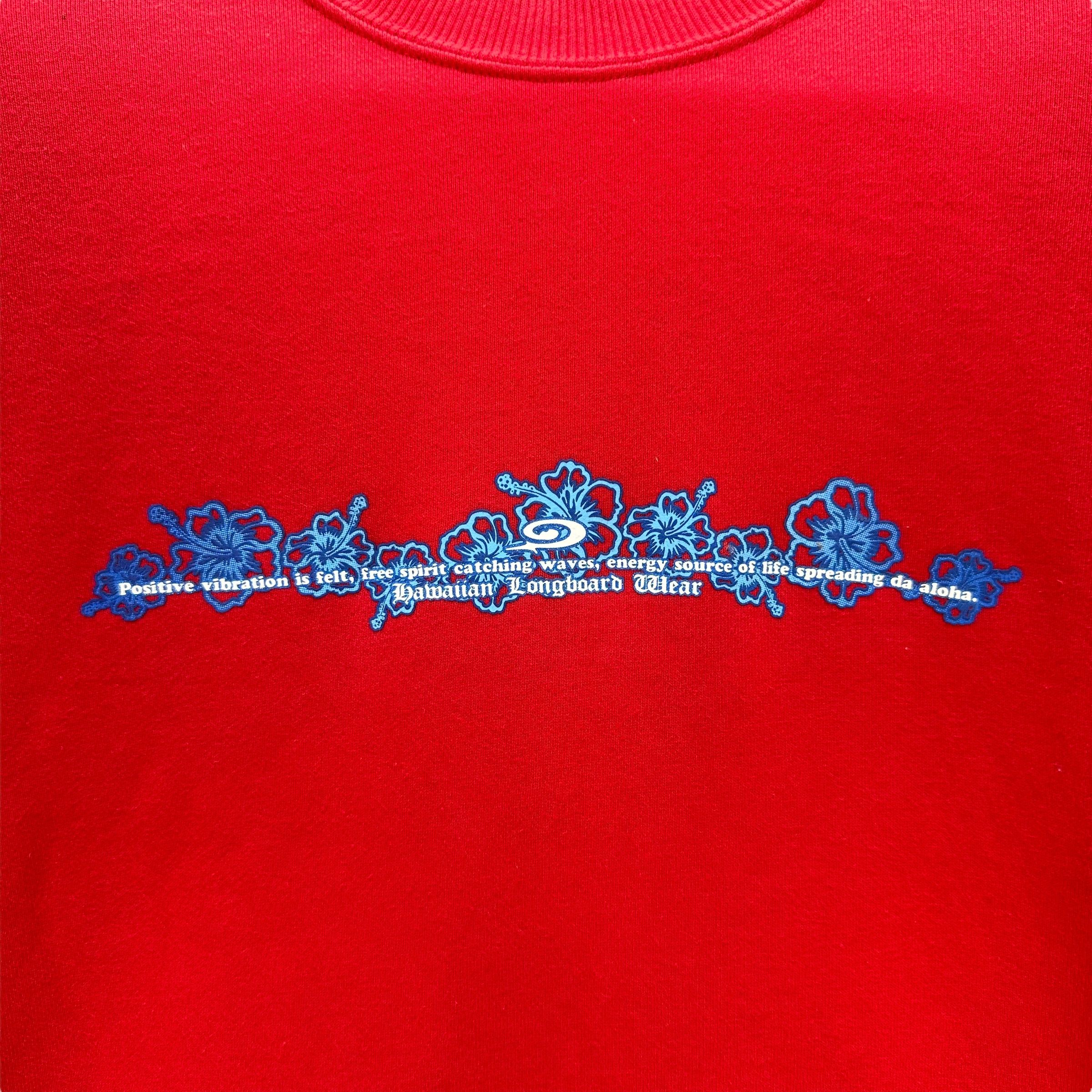 Japanese Brand PIKO HAWAIIAN LONGBOARD WEAR BIG LOGO SWEATSHIRTS #8572-015 Size US L / EU 52-54 / 3 - 6 Thumbnail