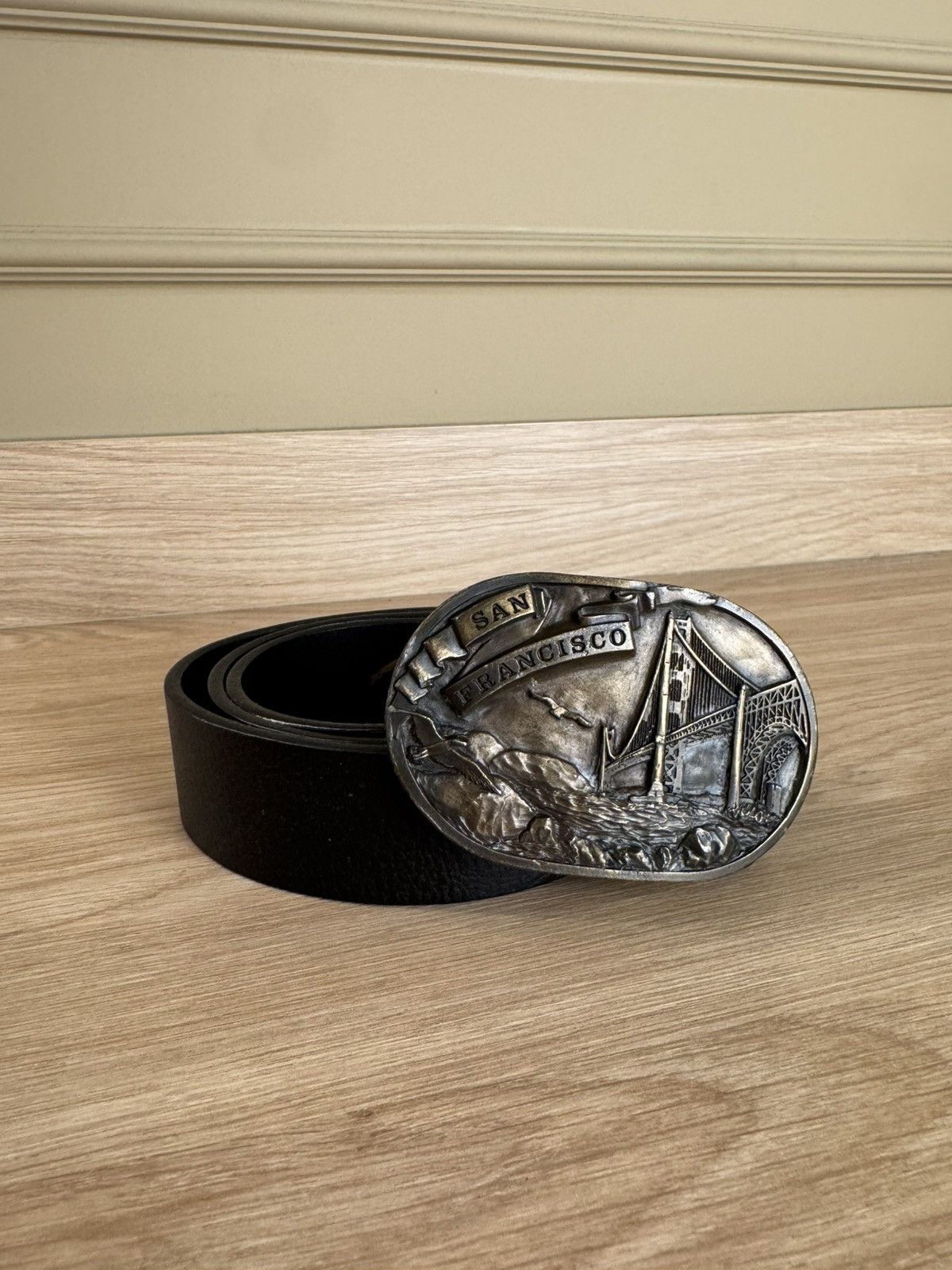 Vintage Vintage 1978 Made in USA Belt Buckle San Francisco 125 Size ONE SIZE - 1 Thumbnail