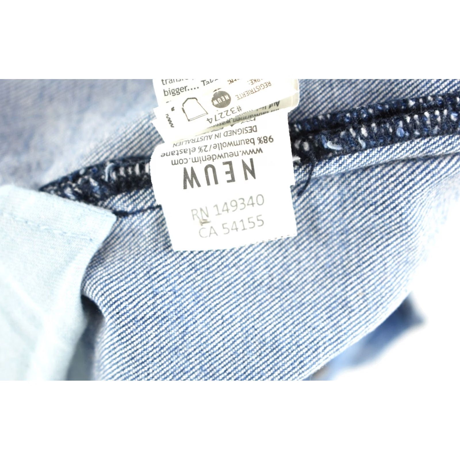 Vintage NEUW Iggy Skinny Jeans Men's W29/L32 Distressed Ripped Faded Denim Jeans Size US 29 - 7 Thumbnail