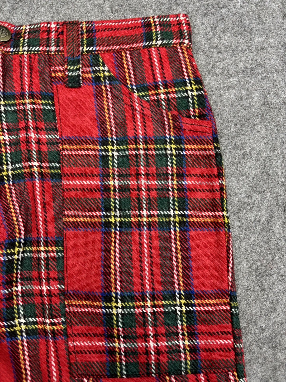 Seditionaries 💥Seditionaries💥Tiger Punk Lace Up Tartan Pant F764 Size US 30 / EU 46 - 13 Thumbnail