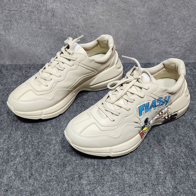 Gucci Gucci x Disney Rhyton Donald Duck Sneakers 0079 Size US 9.5 / EU 42-43 - 1 Thumbnail