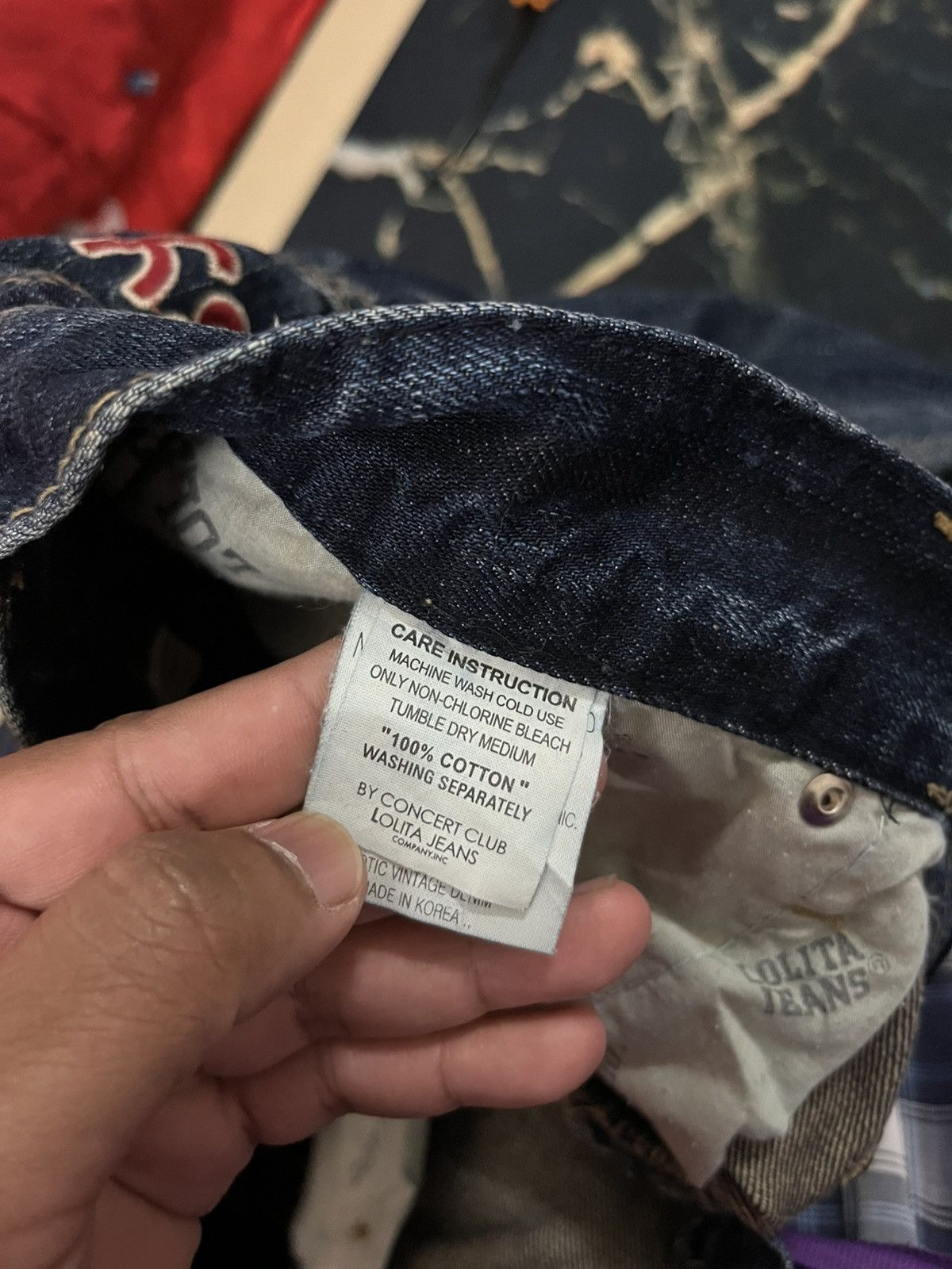 Japanese Brand × Jean × Vintage YOSHITOMO NARA LOLITA JEANS 32 X 35.5 Size 32" / US 10 / IT 46 - 9 Thumbnail