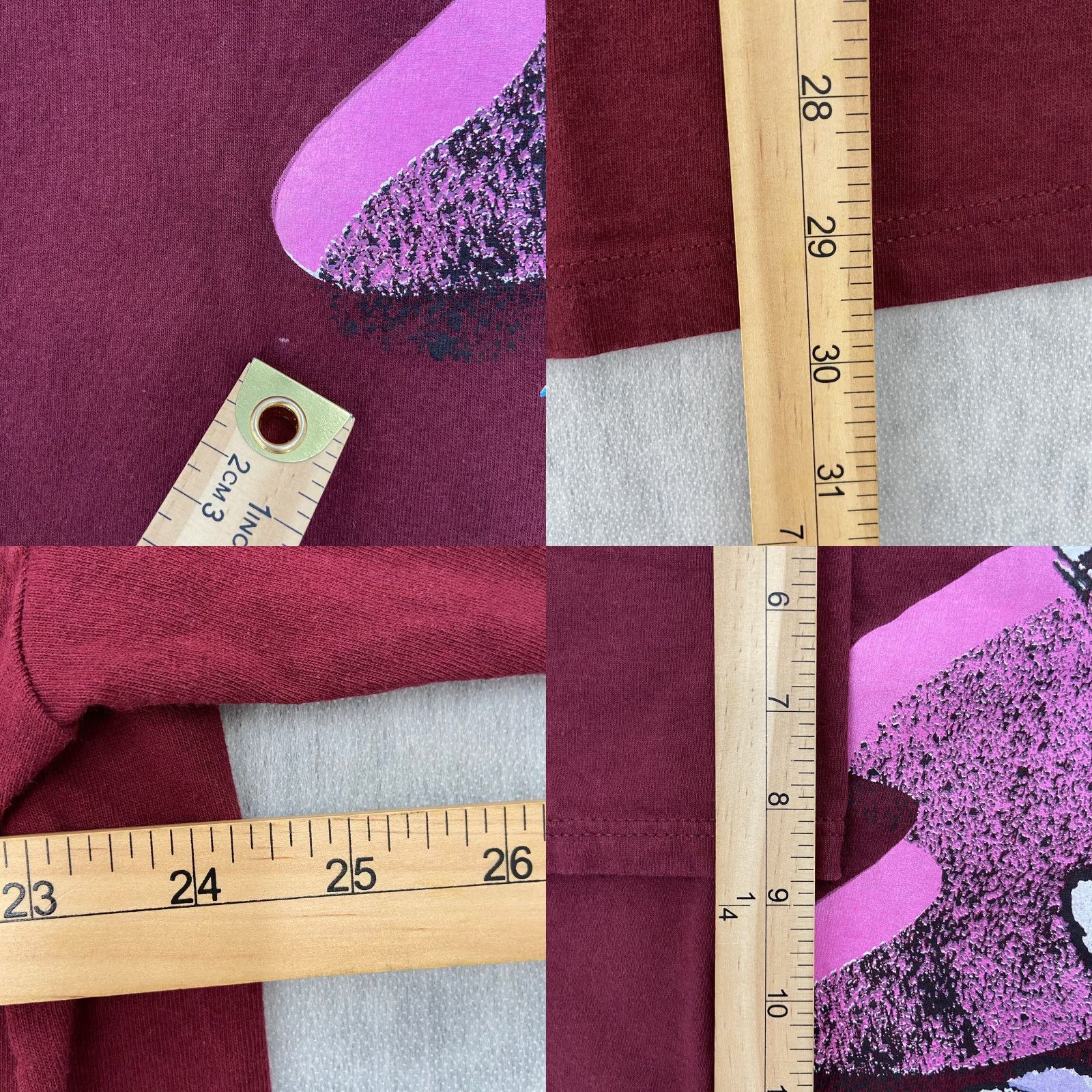 Disney Vintage Disney T-Shirt Men XL Mickey Mouse Walt Disney World 90s Cotton Maroon Size US XL / EU 56 / 4 - 8 Thumbnail