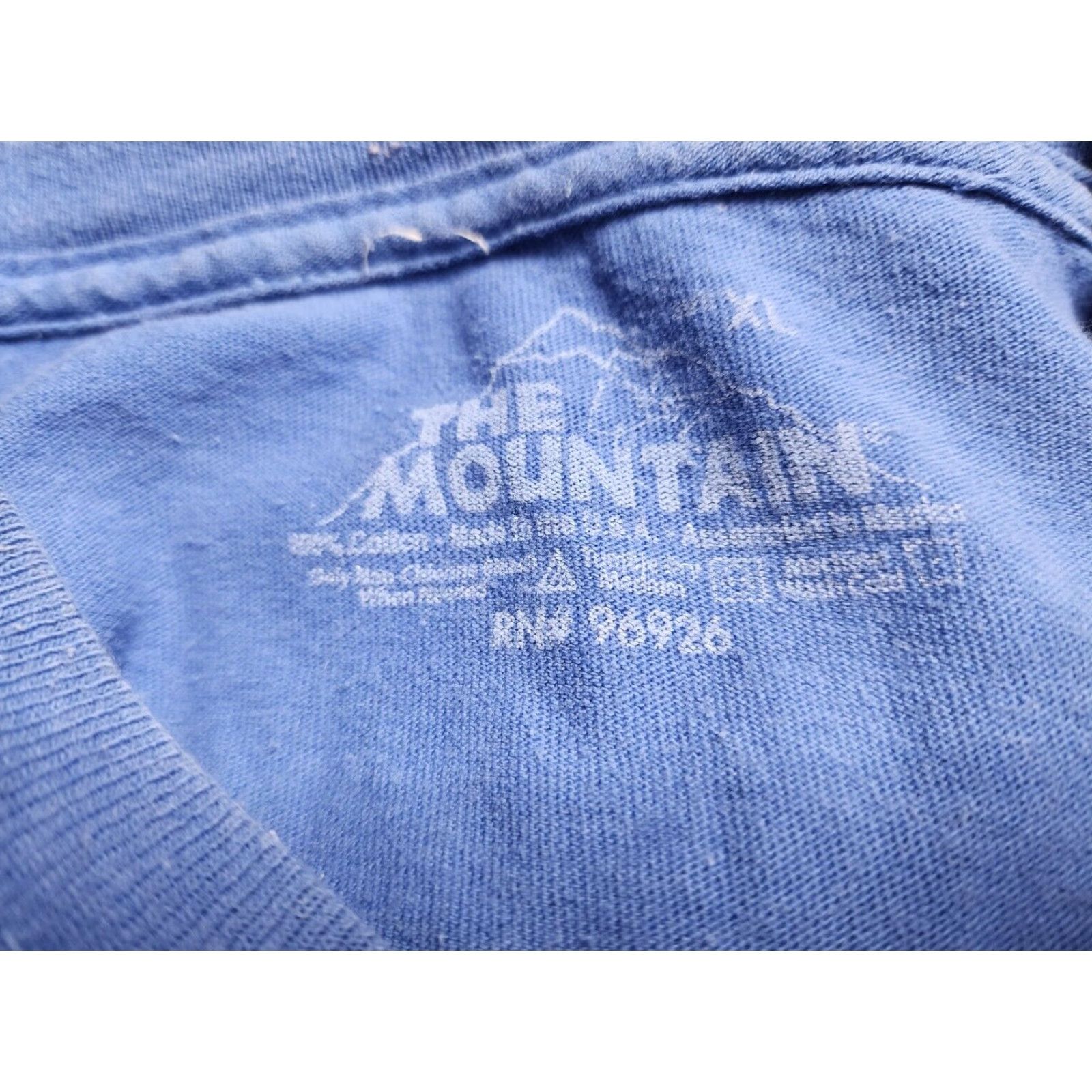 The Mountain VINTAGE The Mountain Lake George NY Double Sided Travel Souvenir T Shirt Mens XL Crew Neck Blue Cotton 2-Sided Outdoor 90s? Size US XL / EU 56 / 4 - 5 Thumbnail