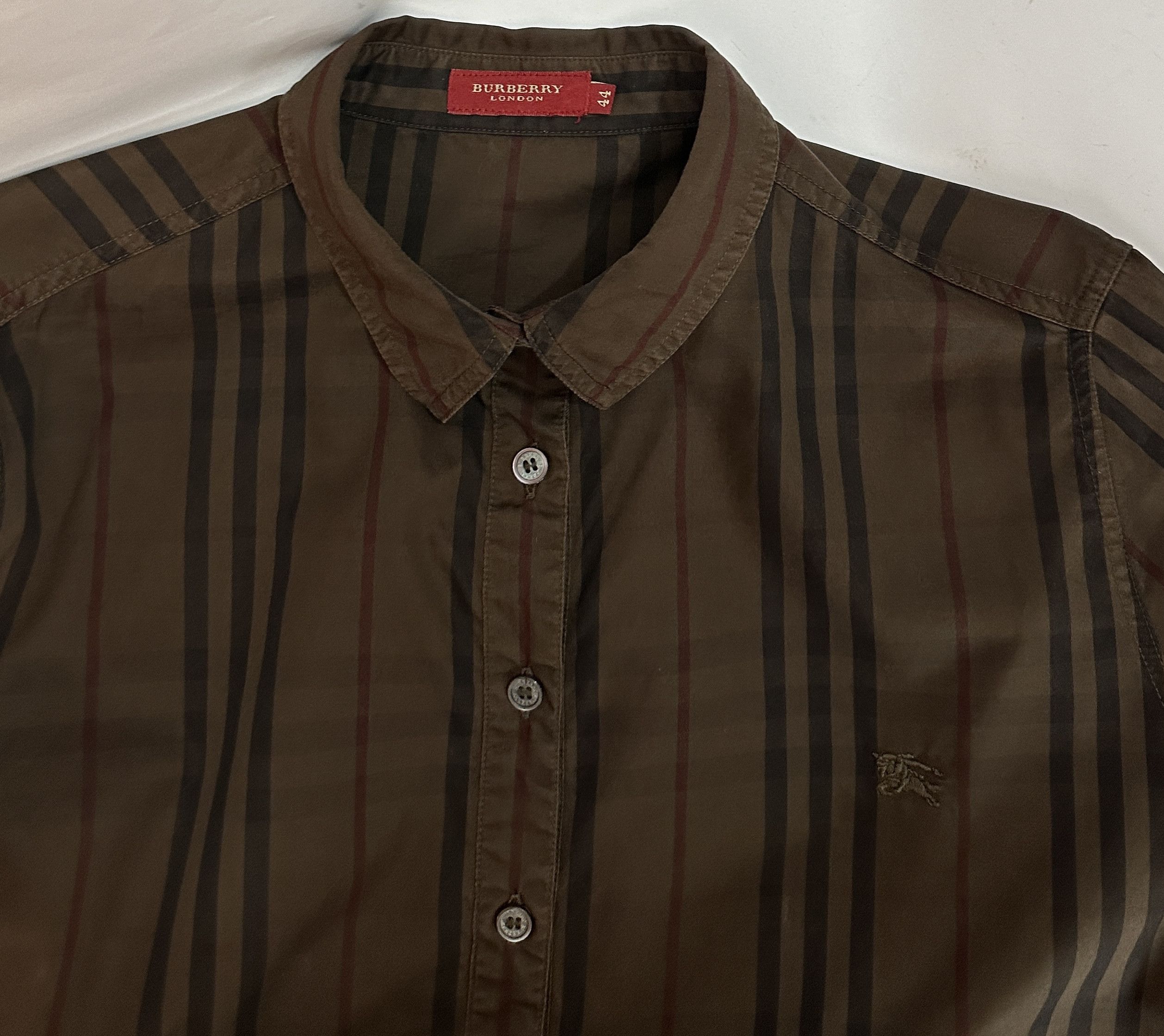 Burberry Tartan top blouse Size XL / US 12-14 / IT 48-50 - 6 Thumbnail