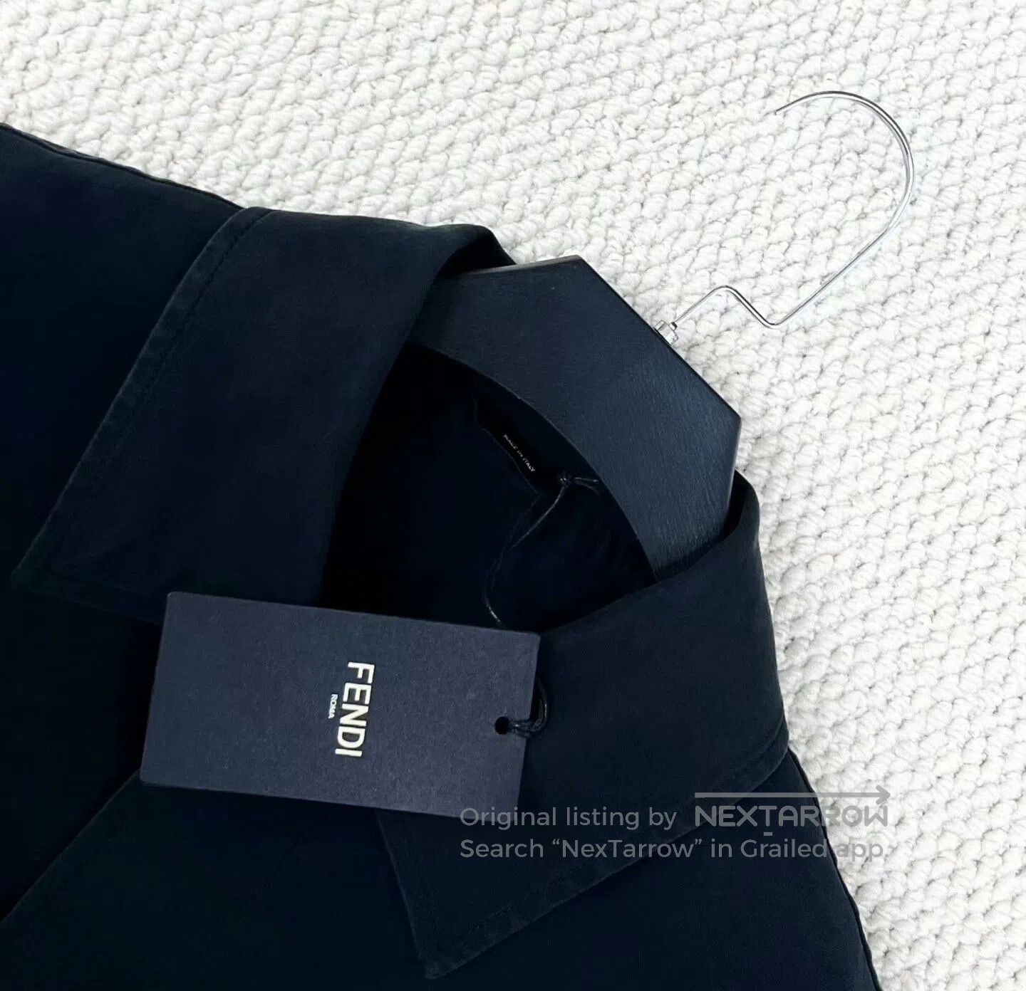 Fendi Fendi Black Gray Gradient Patterned Jacket. Size US L / EU 52-54 / 3 - 2 Thumbnail