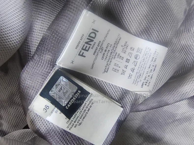 Fendi Fendi Silk Organza Jacket Size XXS / US 00 / IT 34 - 6 Thumbnail