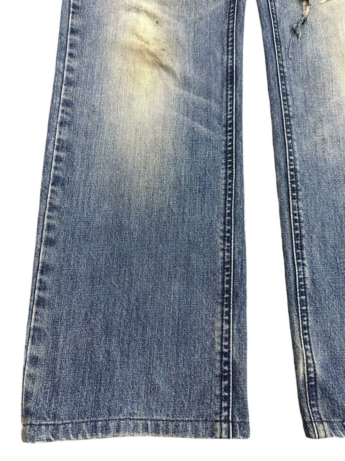 Dolce & Gabbana Vintage Dolce & Gabbana Mud Faded Wash Style Distress Jeans Size US 35 - 7 Thumbnail