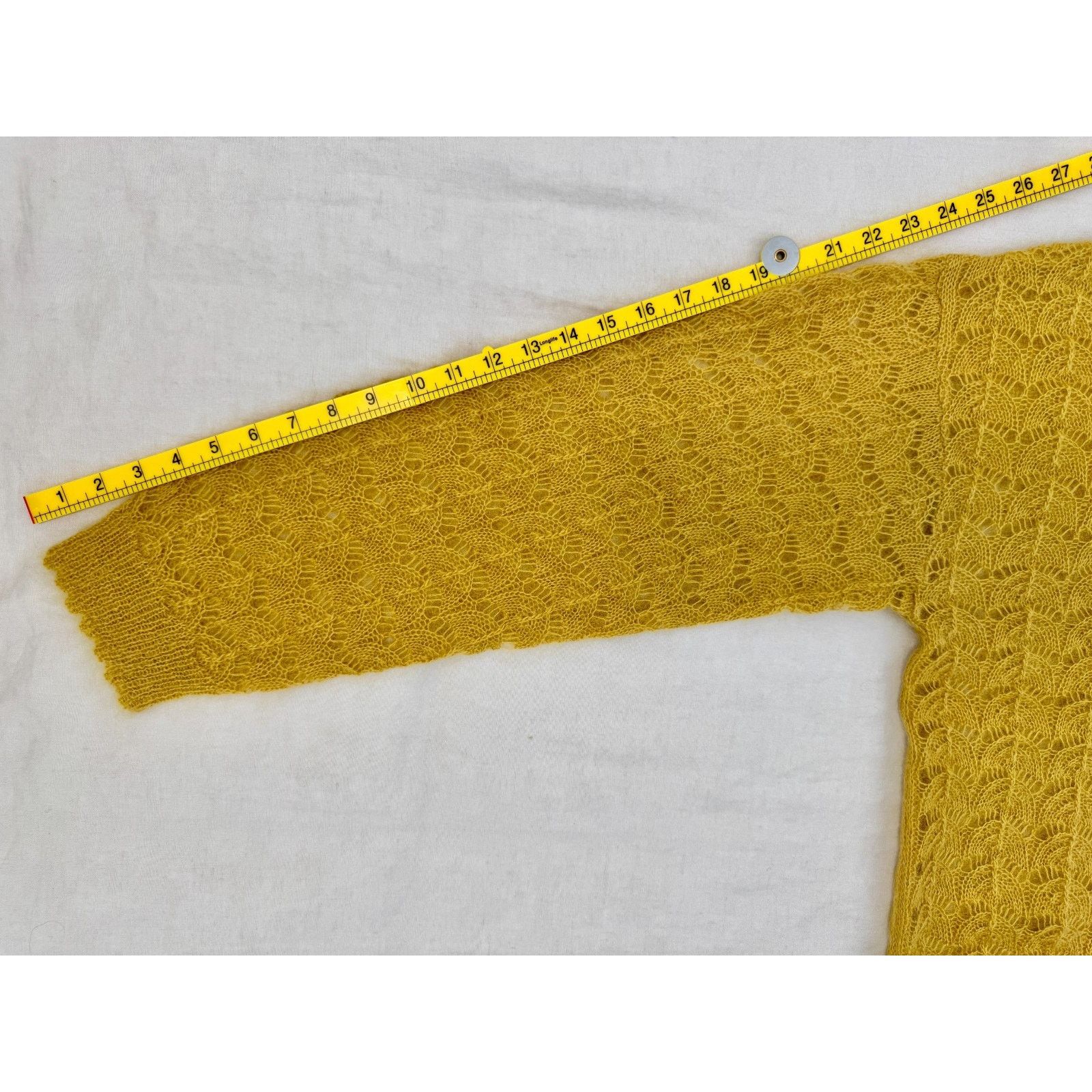 CMMN SWDN NWT CMMN SWDN Elm Pointelle Cardigan in Mohair Blend Size L Size US L / EU 52-54 / 3 - 6 Thumbnail