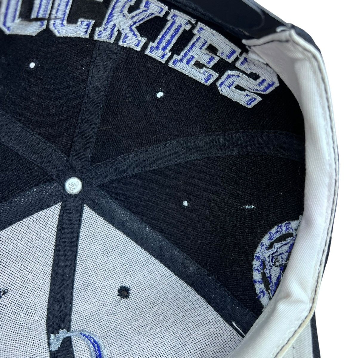 American Needle MLB Colorado Rockies American Needle Wool Blockhead Snapback Size ONE SIZE - 12 Thumbnail