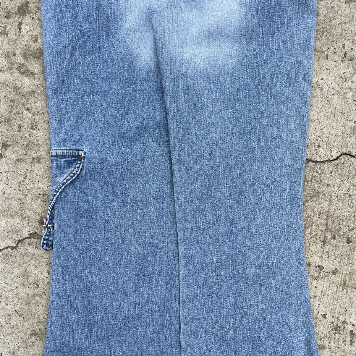 Issey Miyake Vintage Women’s Tramontana Jeans Flared Size L Y2K Hype Size 27" / US 4 / IT 40 - 9 Thumbnail