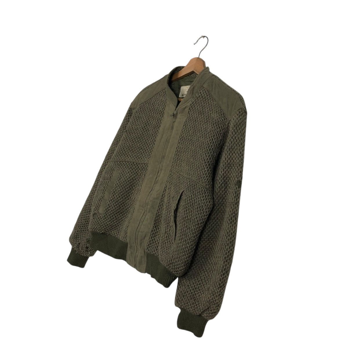 Japanese Brand 🔥DISTRESSED BIKER BOMBER JACKET KINGS WELL ISSEY MIYAKE Size US L / EU 52-54 / 3 - 4 Thumbnail