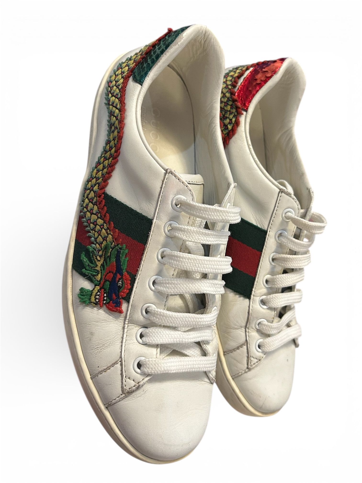 Gucci Gucci ace Dragon embroidery Size US 7 / EU 40 - 8 Thumbnail