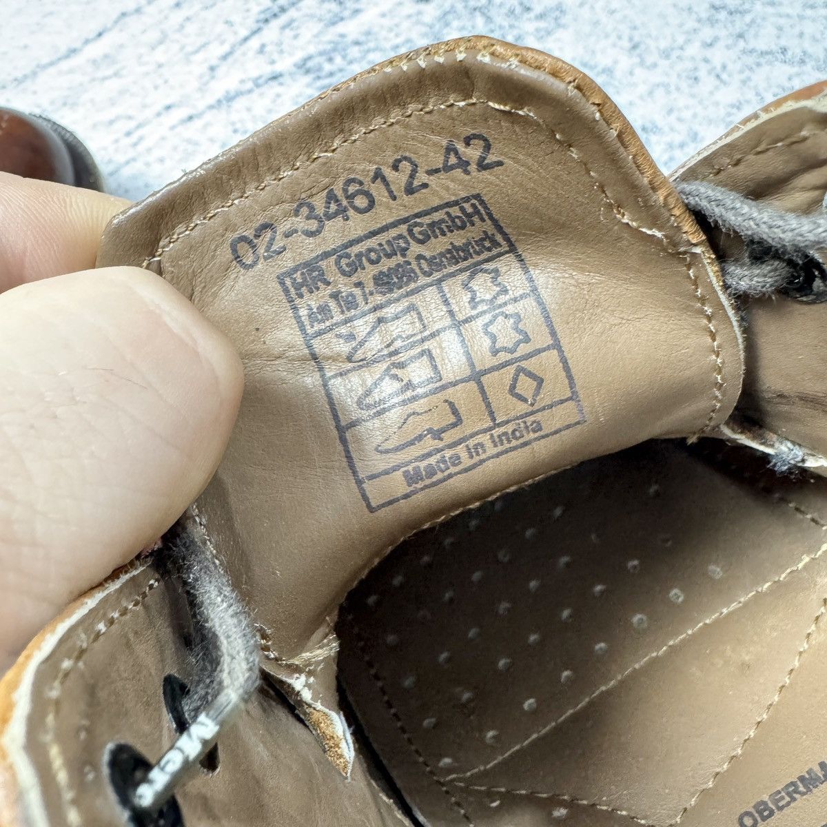 Designer × Mercedes-Benz Mercedes Mens Brown Leather Derbies US9 UK8 EU42 27cm Size US 9 / EU 42 - 14 Thumbnail