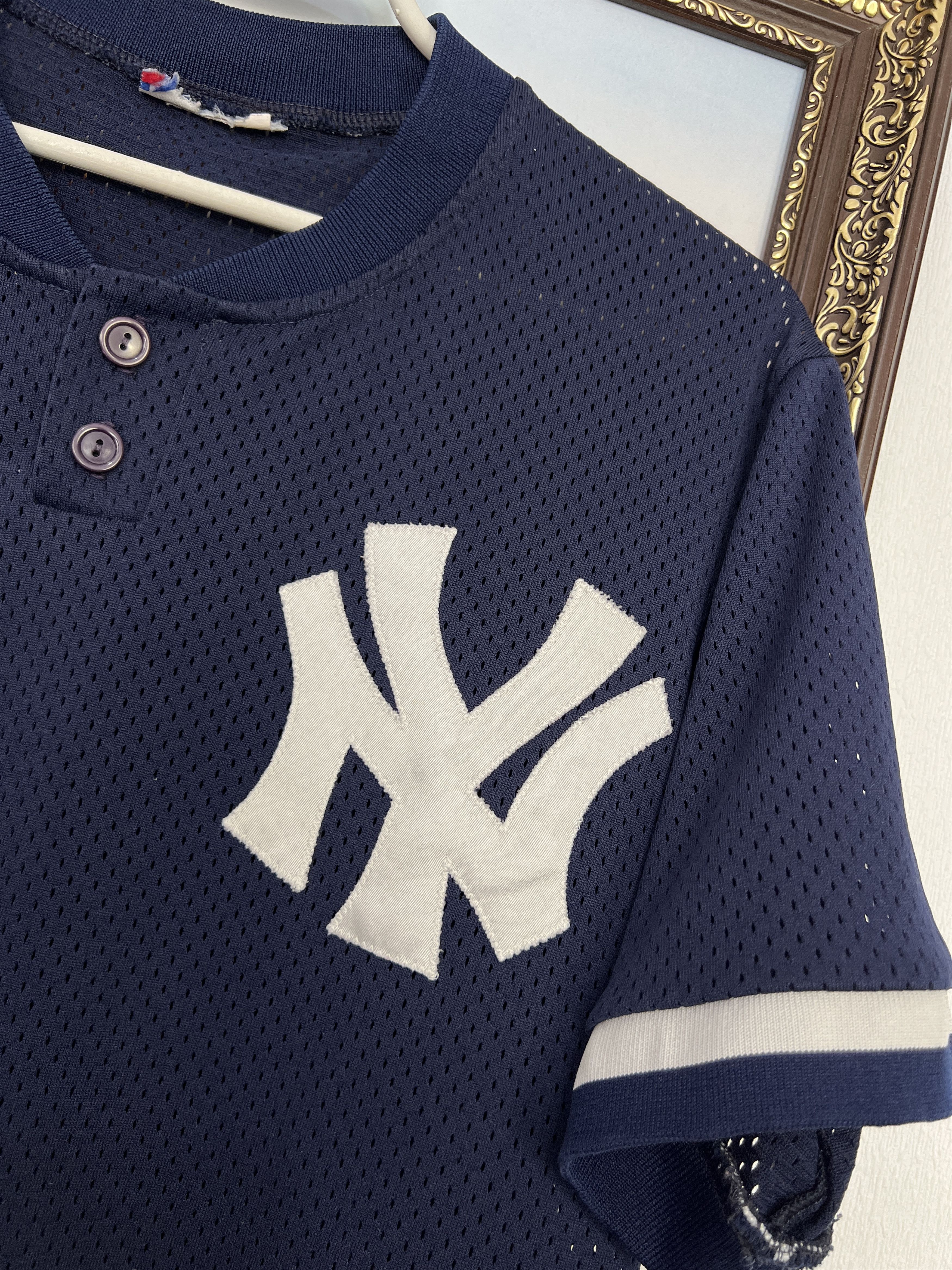 New York Yankees Vintage 90's Majectic New York Yankees MLB Baseball Jersey Size US M / EU 48-50 / 2 - 3 Thumbnail