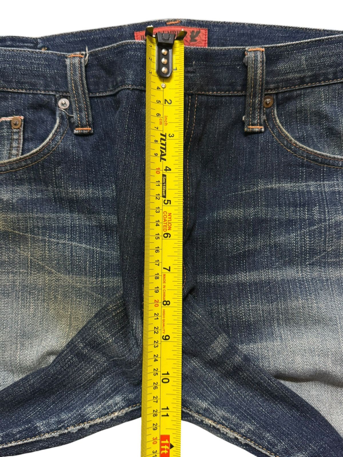 Sugar Cane Vintage 90s Japanese Half Selvedge Blue Faded Wide Leg Loose Size US 34 / EU 50 - 14 Thumbnail
