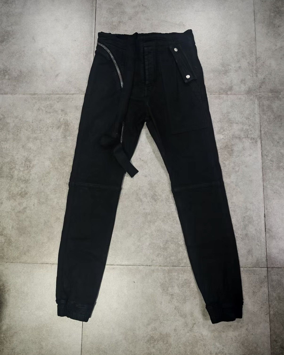 Rick Owens Rick Owens slanted zipper tapered pants Size US 30 / EU 46 - 1 Thumbnail