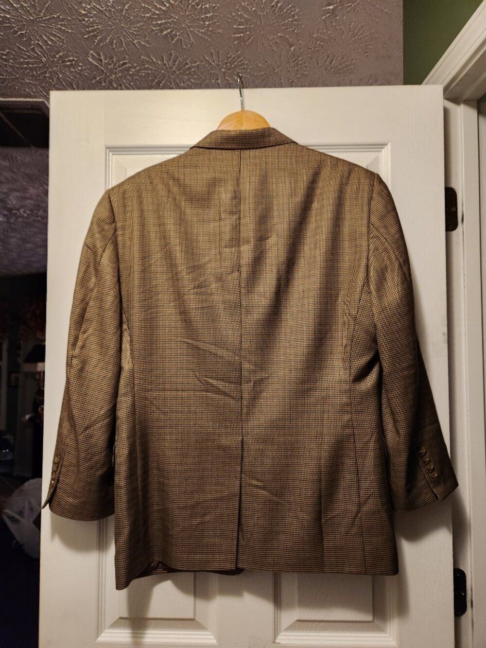 Jos. A. Bank Jos.a.bank men's 53%silk47%wool sport coat blazer jacket 42S Size 42S - 6 Thumbnail