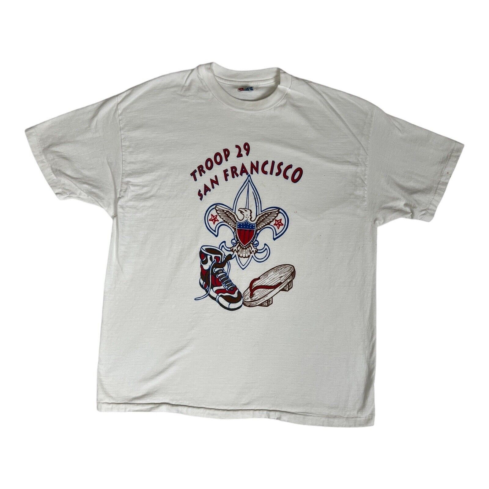 Vintage Vintage Boy Scout T-Shirt San Francisco Troop 29 Size XL Si Size US XL / EU 56 / 4 - 1 Thumbnail