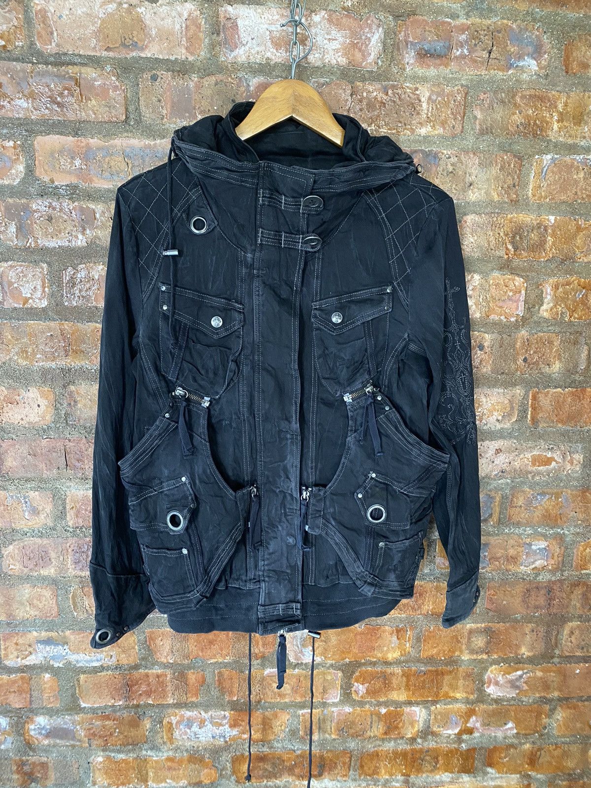 Japanese Brand Vtg Ozz croce Bono Bondage transform removable pocket cross Size US M / EU 48-50 / 2 - 3 Thumbnail