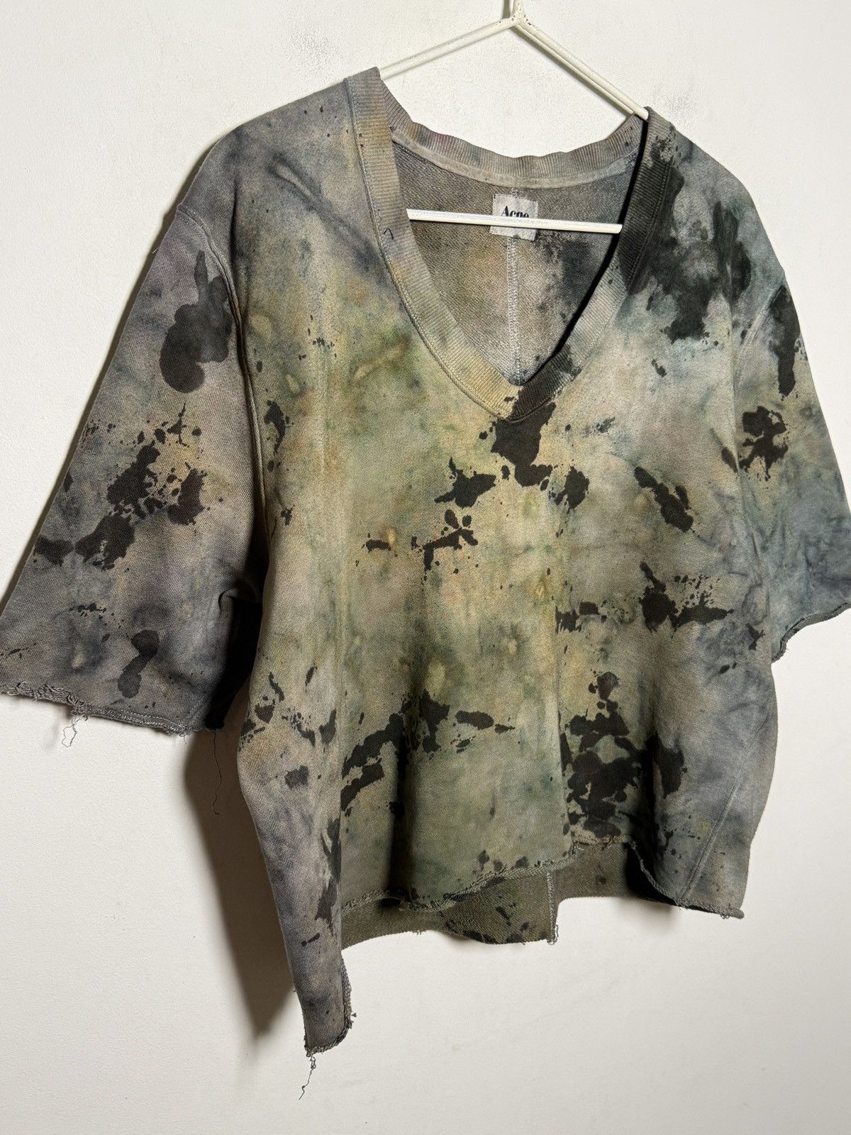 Acne Studios acne studios crop tie dye sweatshirt 1/1 Size US M / EU 48-50 / 2 - 6 Thumbnail