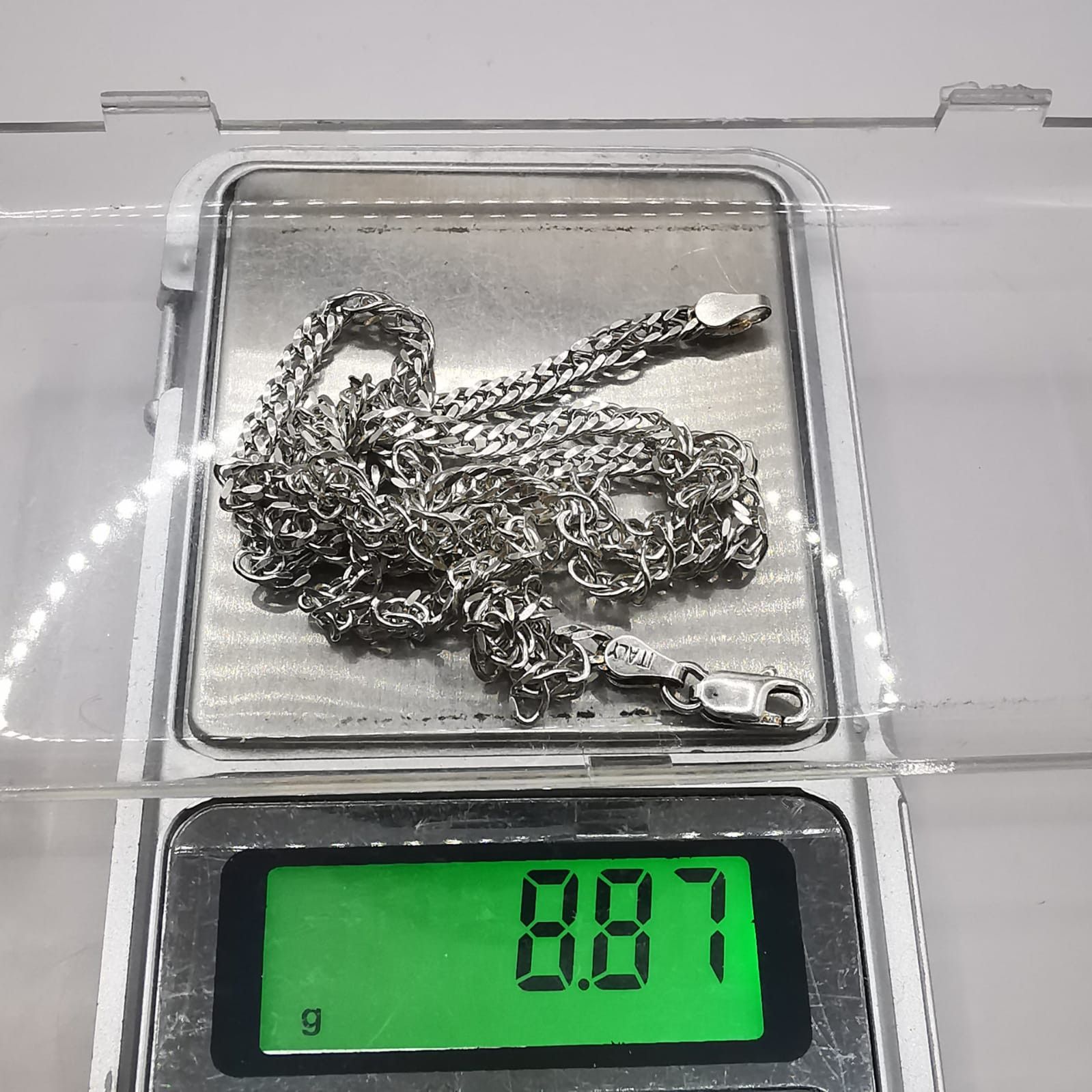 Sterling Silver Vintage Chain,925 Sterling Silver,Signed ,Handmade 14,89g Size ONE SIZE - 7 Thumbnail