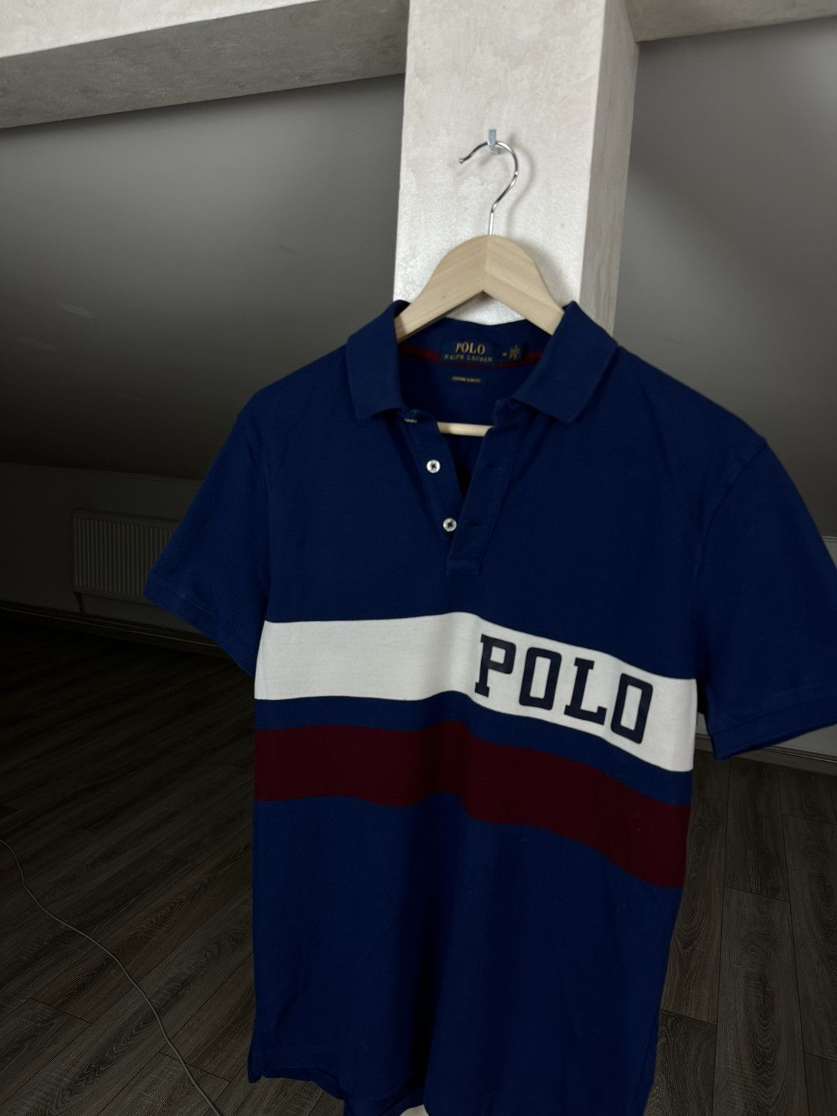 Vintage Vintage Polo Ralph Lauren Rugby Blue Polo Tee Size US M / EU 48-50 / 2 - 3 Thumbnail