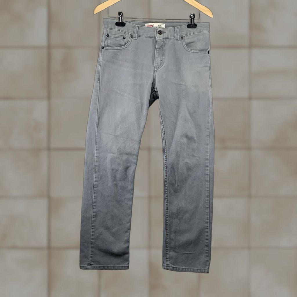 Levi's Levi's Women's Corduroy Pants Slim Straight High Rise Gray 30 Regular Casual City Boho Grunge 100% Cotton Size 30" / US 8 / IT 44 - 1 Thumbnail