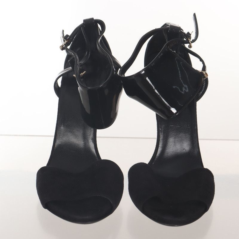 Gucci Gucci Black Suede High Heels 13cm- Size US 8 / IT 38 - 2 Thumbnail
