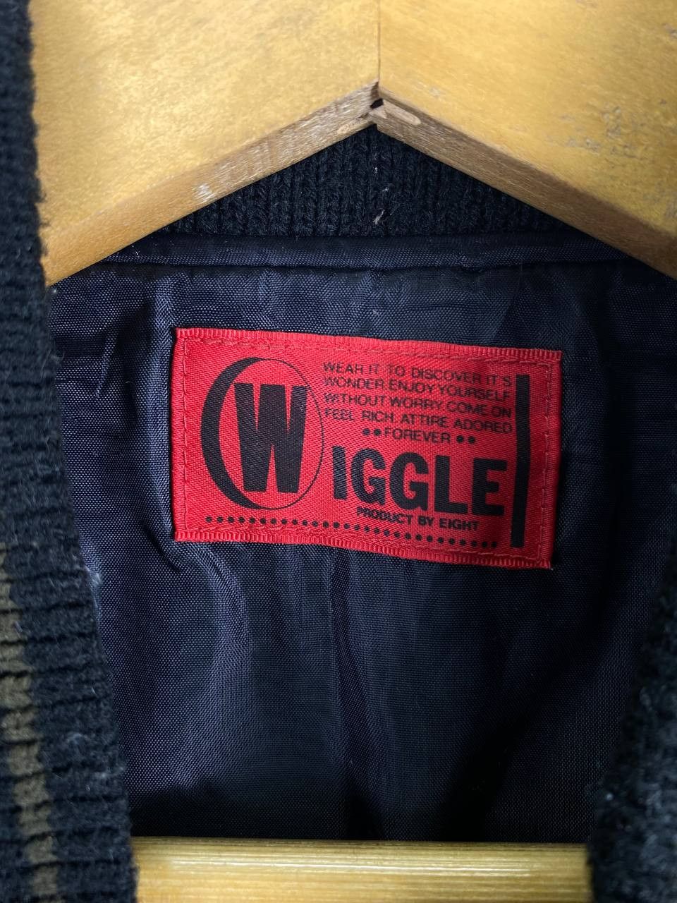 Japanese Brand wiggle club wool varsity jacket nice design Size US L / EU 52-54 / 3 - 4 Thumbnail
