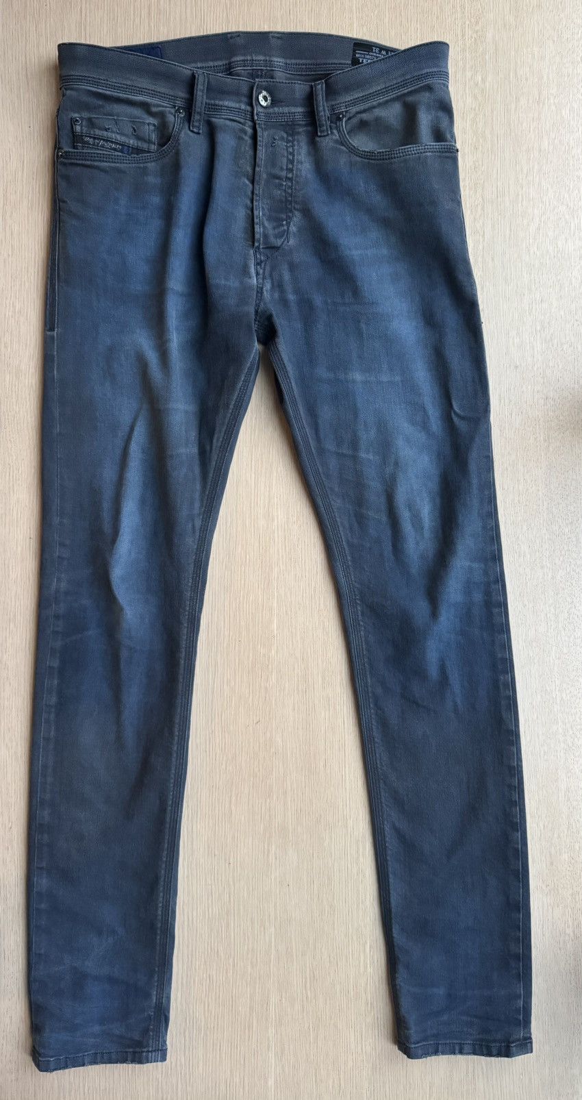 Diesel Diesel Tepphar Blue Stretch Mens Jeans 31 Size US 31 - 1 Thumbnail
