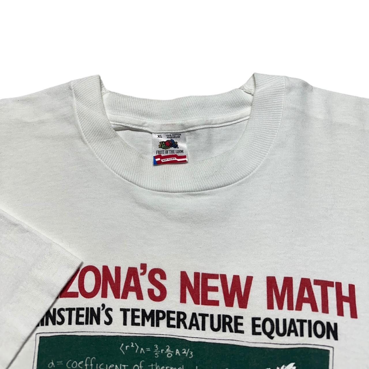 Fruit Of The Loom × Vintage Vintage Arizona Dry Heat Einstein Math T-Shirt Size US XL / EU 56 / 4 - 3 Thumbnail