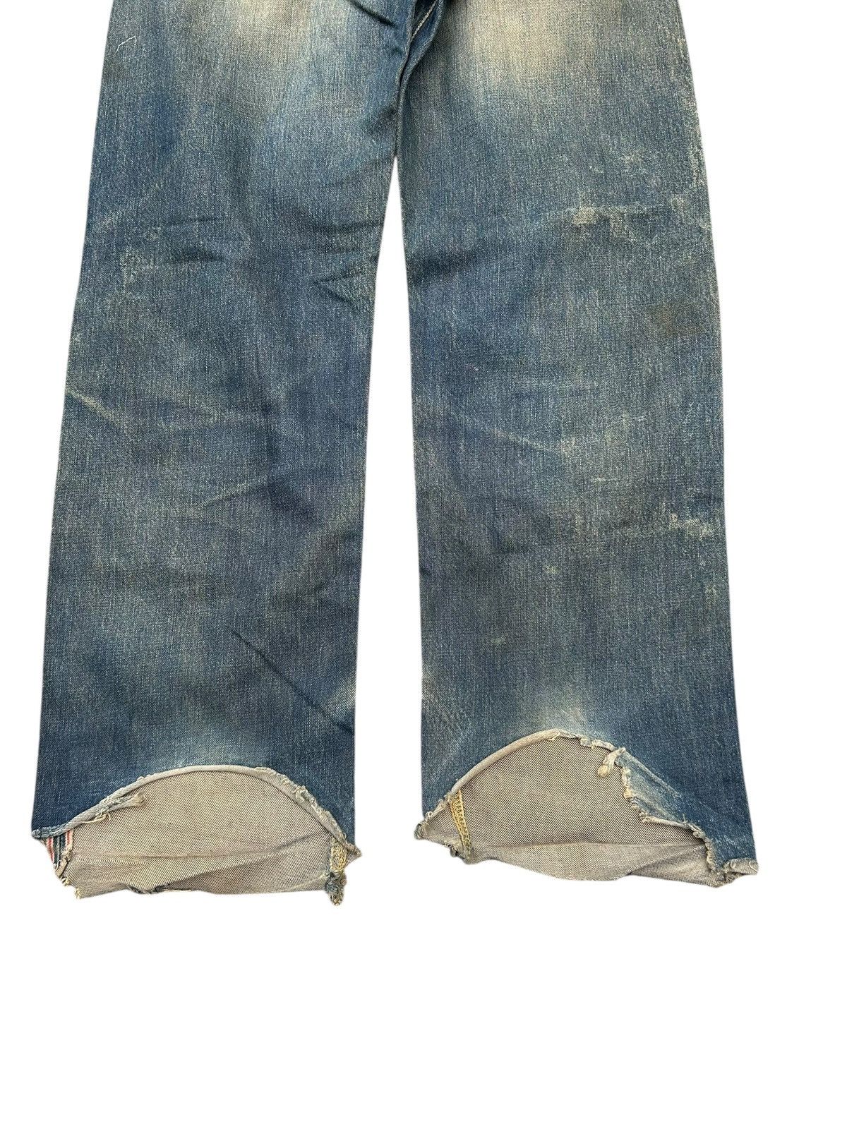 Japanese Brand × Kapital × Vintage Rusty Lee Selvedge Baggy Distressed Vintage Denim Jeans Size US 30 / EU 46 - 14 Thumbnail