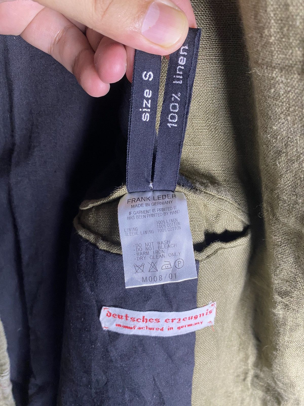 Designer × Frank Leder Frank Leder Linen Coat Size US S / EU 44-46 / 1 - 11 Thumbnail