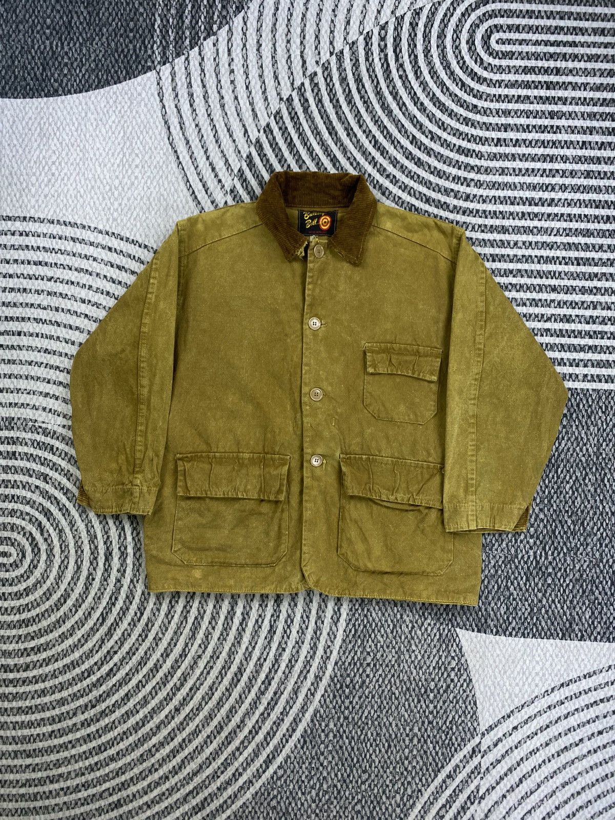 Japanese Brand Vintage Bullseye Bill Double Pocket Button Hunting Jacket Size US M / EU 48-50 / 2 - 1 Thumbnail
