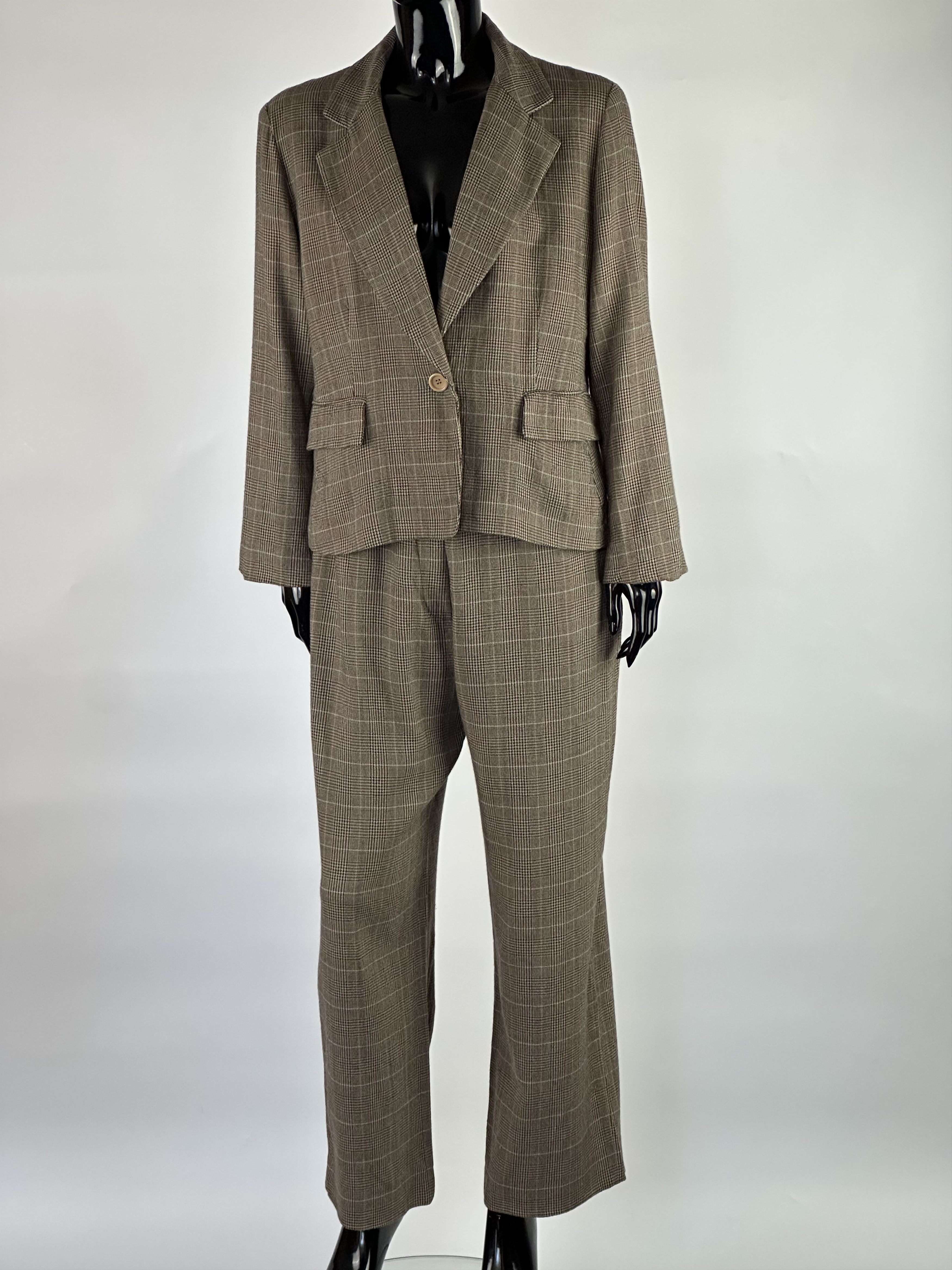 Gerard Darel Gerard Darel Women's Wool Suit Check Size 40/42 Size L / US 10 / IT 46 - 1 Thumbnail