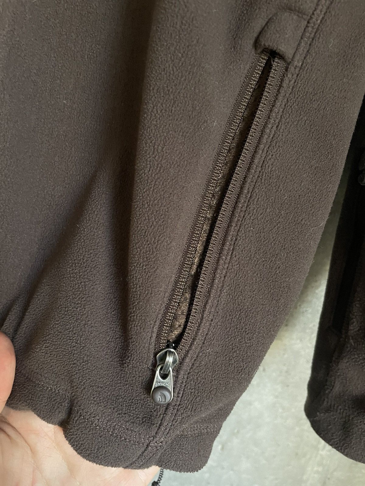The North Face Vintage The North Face Fleece Zip-Hoodie Brown Jacket Y2k Size M / US 6-8 / IT 42-44 - 10 Thumbnail