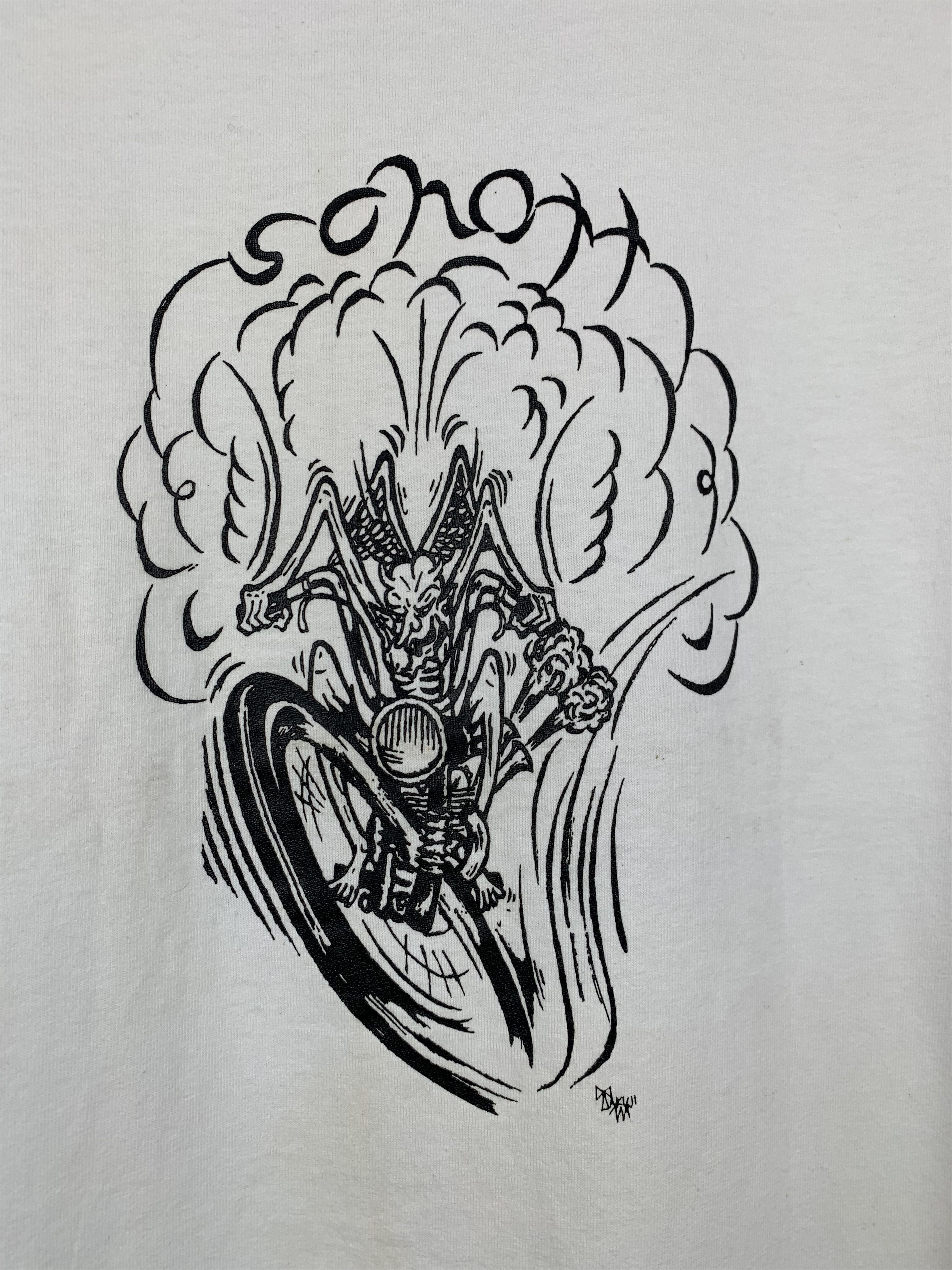Schott × Vintage 90s Perfecto Schott Riding Racing T Shirt Made In USA TA0313 Size US M / EU 48-50 / 2 - 8 Thumbnail