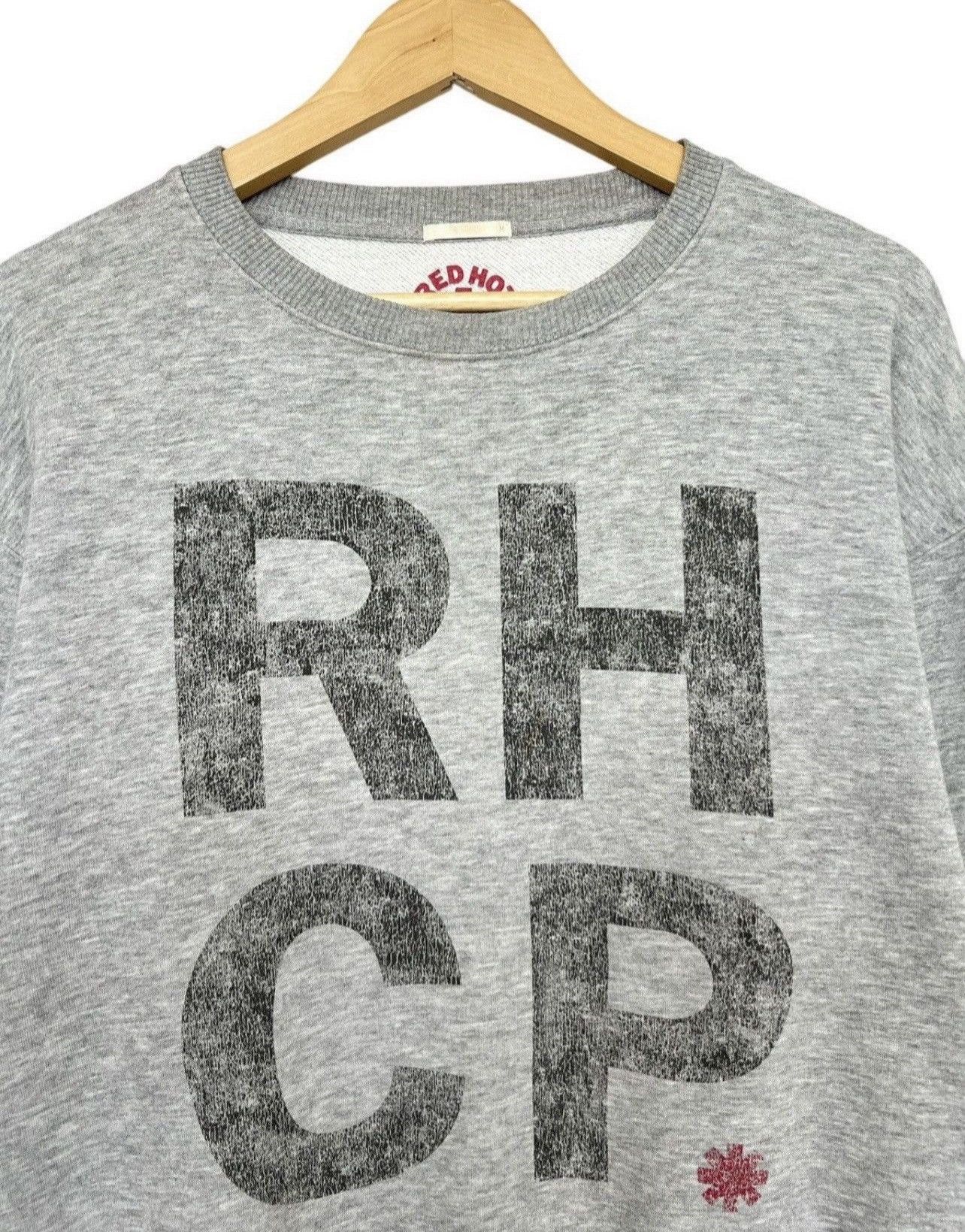 Band Tees × Japanese Brand Uniqlo Red Hot Chili Pepper Crewneck Rhcp Sweatshirt Size US M / EU 48-50 / 2 - 5 Thumbnail