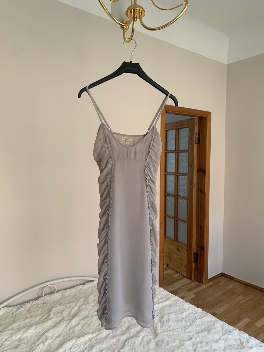 Burberry Burberry mulberry silk coctail dress Size XXS / US 00 / IT 34 - 1 Thumbnail
