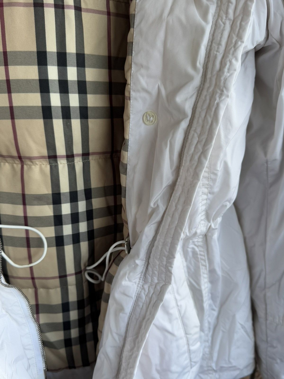 Burberry Burberry White Coat Jacket Women Size S / US 4 / IT 40 - 12 Thumbnail