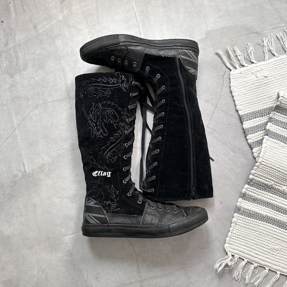 Adidas × Y's Japan Punk Yohji Yamamoto Style Boxing Biker Converse Vibe Size US 9.5 / EU 42-43 - 8 Thumbnail