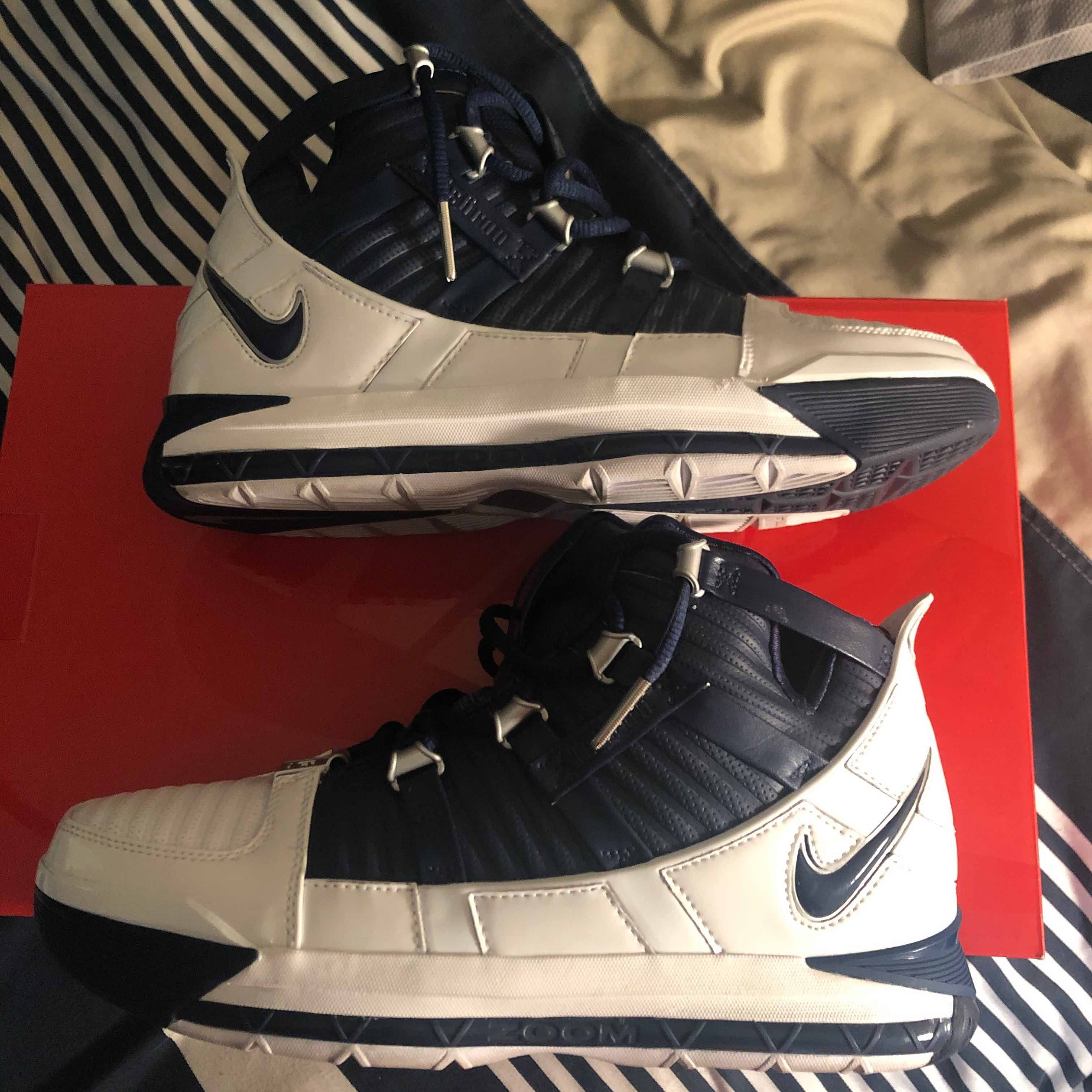 Nike zoom lebron 3 midnight navy deals