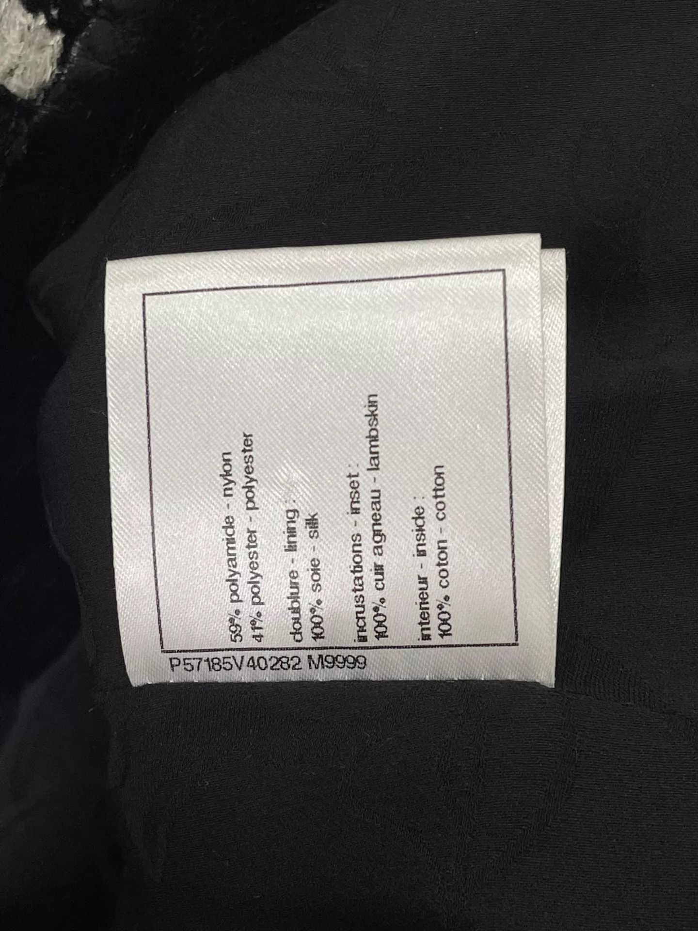 Chanel Chanel Black & White Colorblocked Tweed Leather Jacket 38 Size S / US 4 / IT 40 - 7 Thumbnail