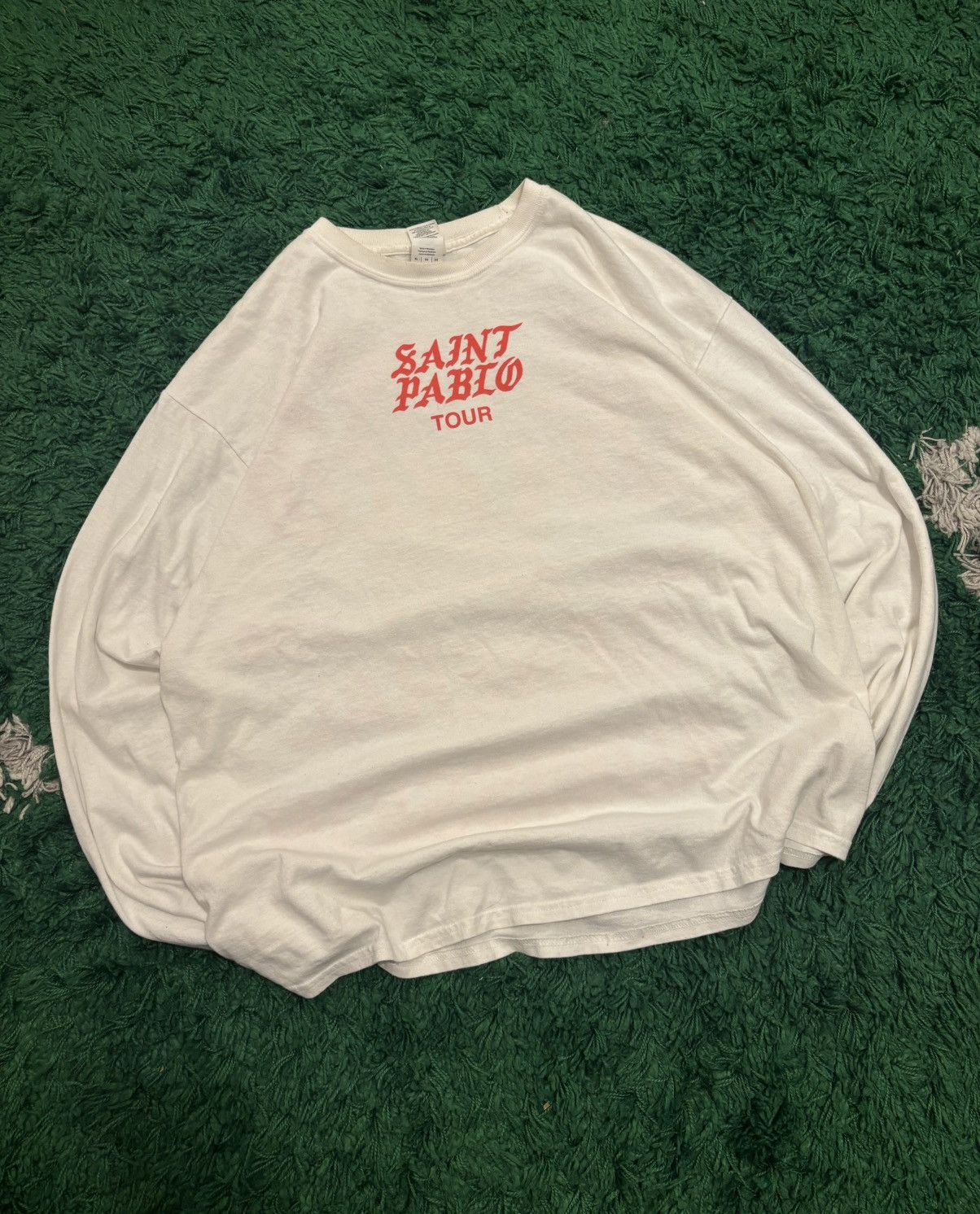 Kanye West 2016 Kanye West Saint Pablo Tour L/S Tee Size US XL / EU 56 / 4 - 3 Thumbnail
